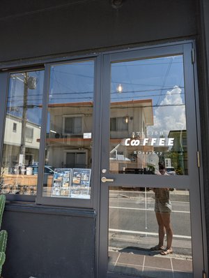 Stylish Coffee storefront in Chatan, Okinawa